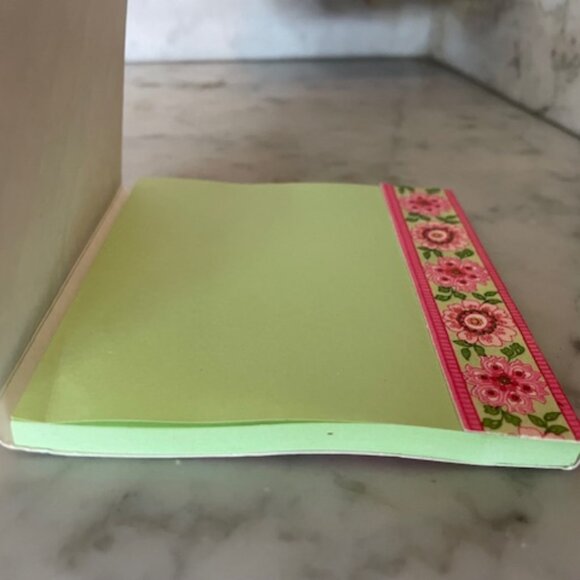 VERA BRADLEY Petal Pink Mini Pocket Notepad Limited Ed 1980's - Picture 4 of 14